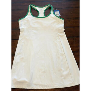 Addison Bay: Smooth Sport Surfide Active Dress, Super White -Large  MSRP $148